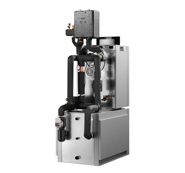 Buderus Gas Brennwert Hybridsystem KBH192i 15 kW Luft Wasser Wärmepumpe WLW196i