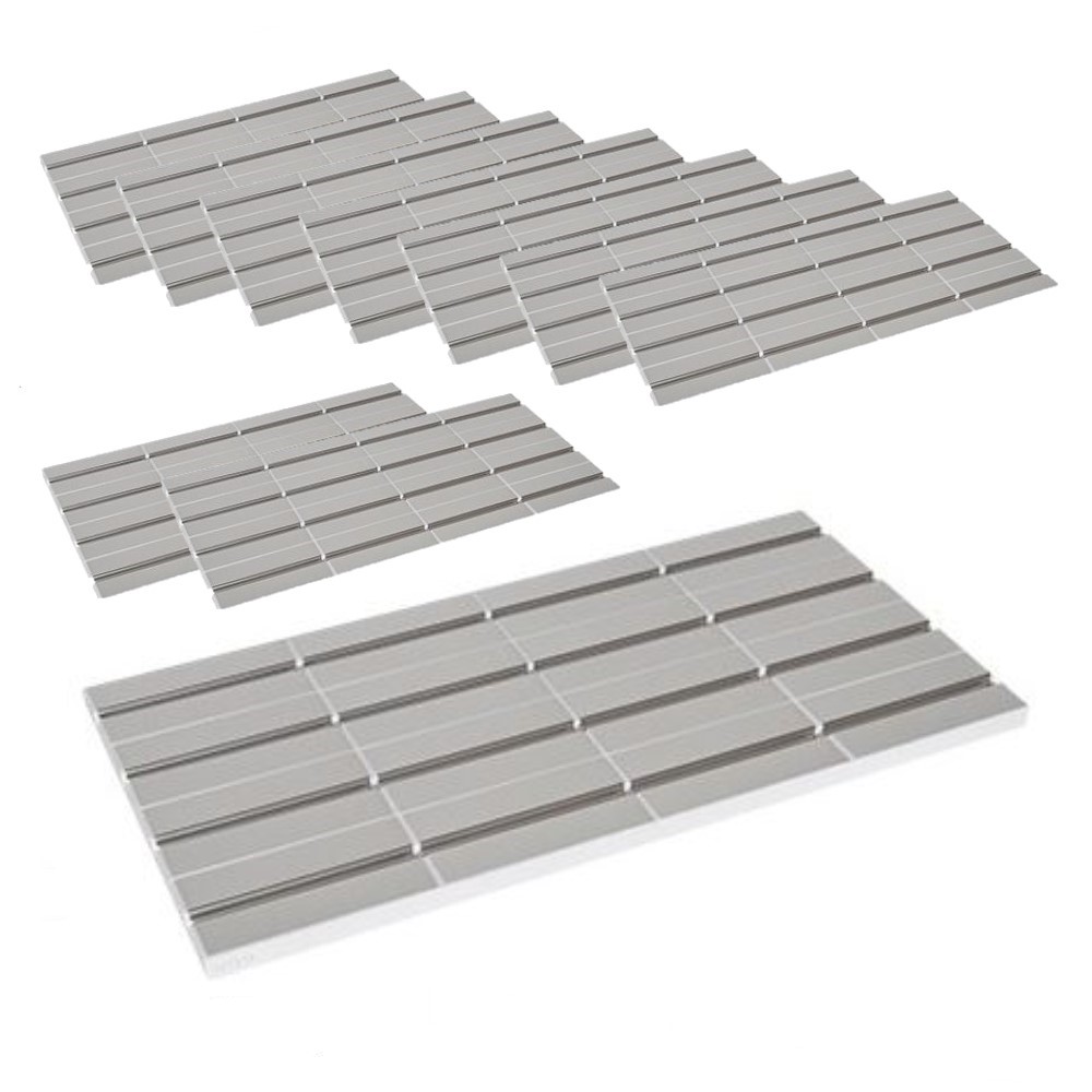 Fußbodenheizung Trockenbausystem Set 120 m² Mainfloor Heizrohr PE-RT/Alu 16x2,0
