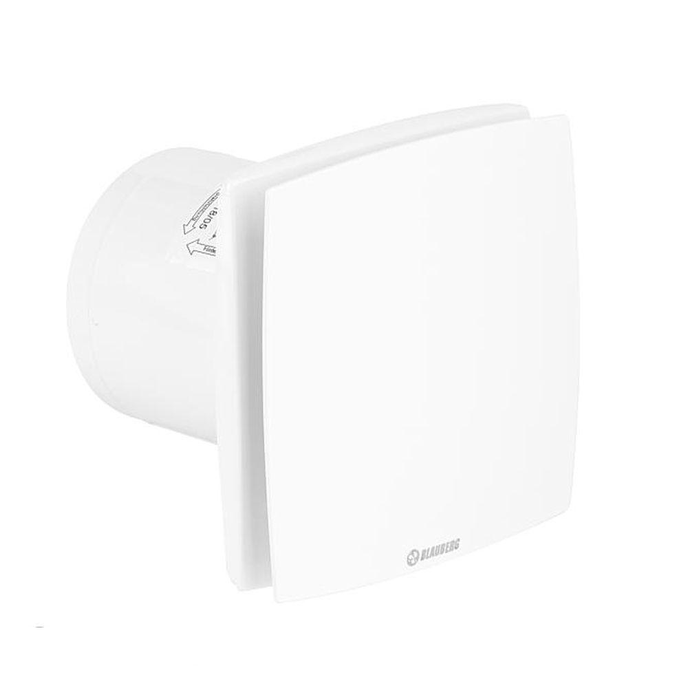 Blauberg Kleinraum-Ventilator Quatro C 100 H Nachlauf Design-Wandlüfter WC Bad