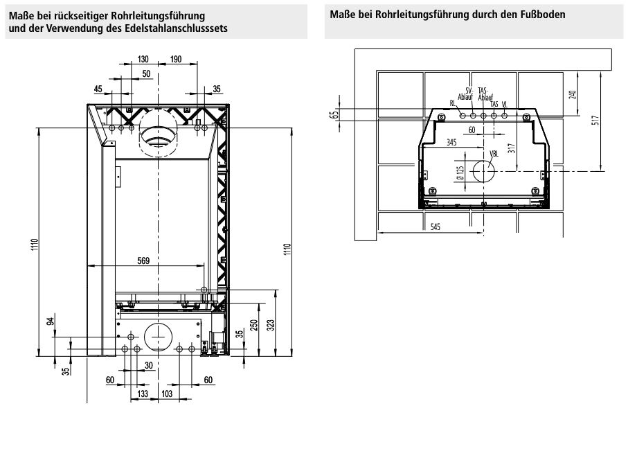 Kaminofen Leda Fondia 13 kW schwarz wasserführend Guss Höhe 123 cm 1003-01277