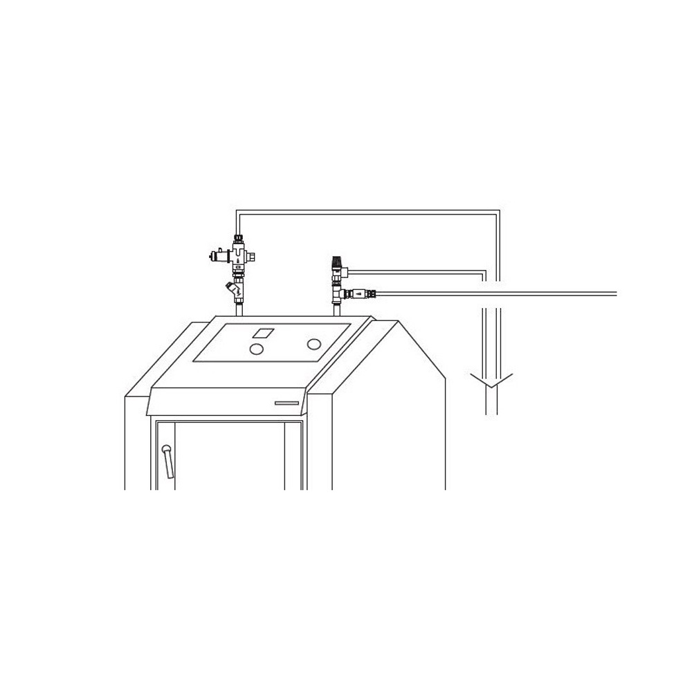 Watts Thermische Ablaufsicherung STS20 DN20 (3/4") Kapillarrohrlänge 1,3 m