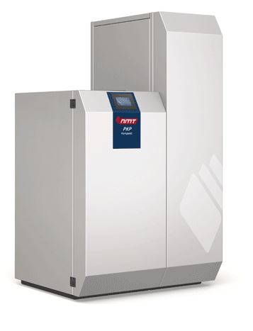 NMT Pelletkessel PKP Kompakt 15 kW Lambda Touchdisplay