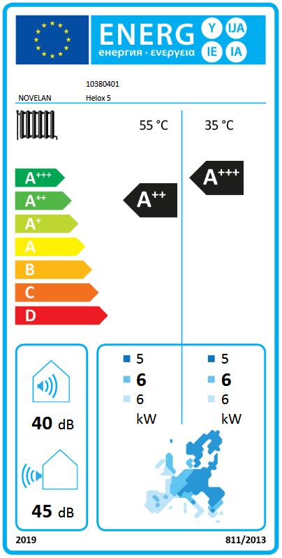 Novelan Helox 5 230V Luft Wärmepumpe L/W inkl. kühlen Außengerät 10380401