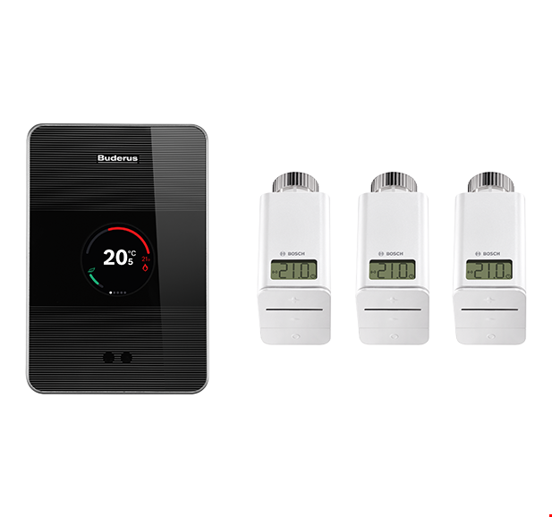 Buderus Logamatic TC100.2 Regelung Bosch Smart home Heizkörperthermostate
