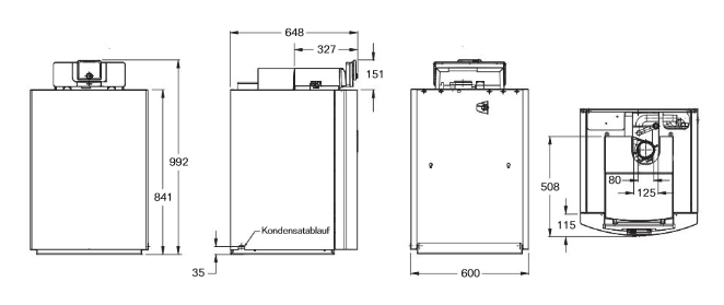 Bosch Gas Brennwertkessel Condens GC7000F 15 23 I  15 kW bodenstehend Gaskessel