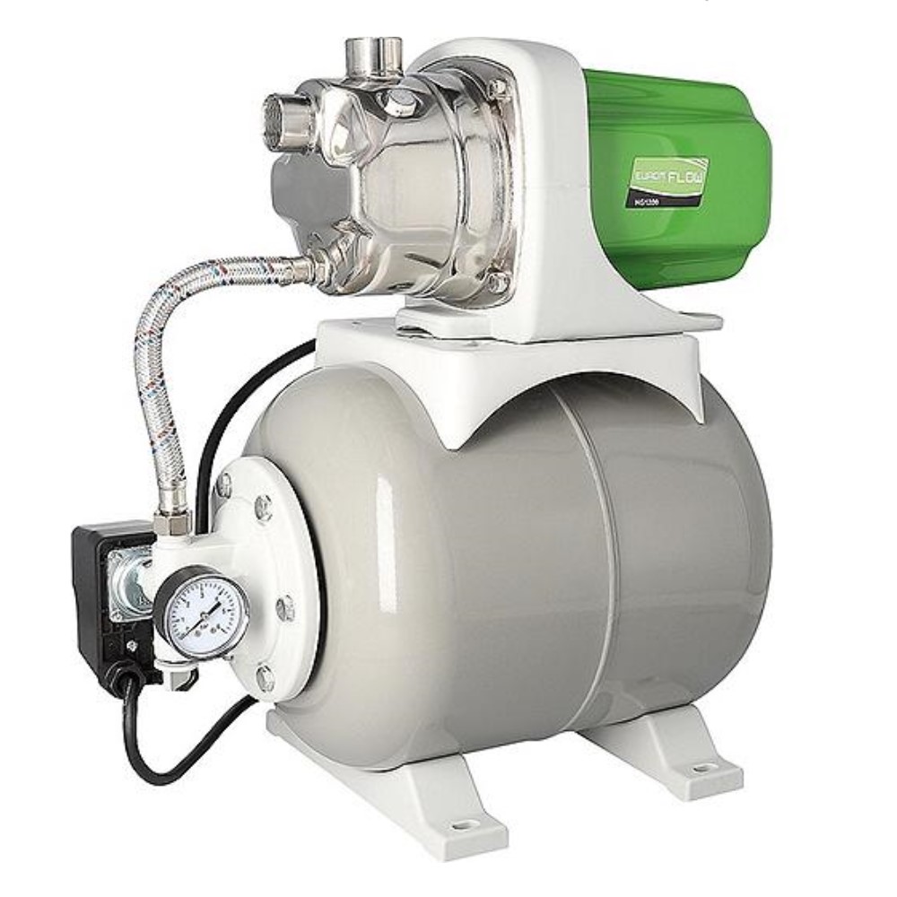 Eurom Hauswasserwerk Flow HG1200R Gartenpumpe Fördermenge max. 3780 l/h