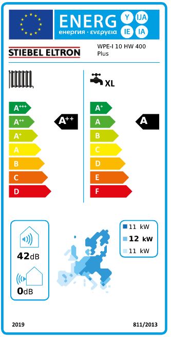 STIEBEL ELTRON Sole Wasser Wärmepumpe WPE-I 10 HW 400 Plus 205836 9,81 kW