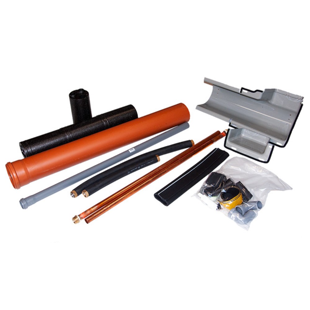 Novelan Wanddurchführung L/W Dual WD f. horizontale Anbindung 15070001