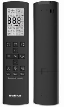 Buderus Logacool AC186i.3-2,6 W S Singlesplit Wandgerät 2,6kW schwarz 7733703061