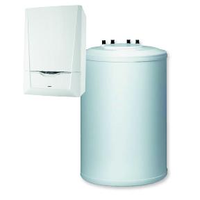 Remeha Paket Calenta Ace 25 DS Trinkwasserspeicher SR 130-2 Gas Brennwert Gerät