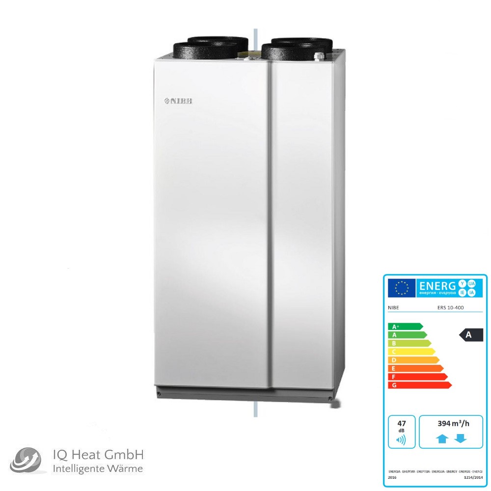 NIBE Wohnraumlüftung KWL Lüftungsgerät ERS 10-400 066115 zentral kontrolliert