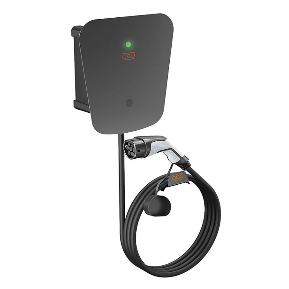 OBO Ion Wallbox Key Schlüsselschalter Ladestation max 22 kW Kabellänge 5 m Typ 2