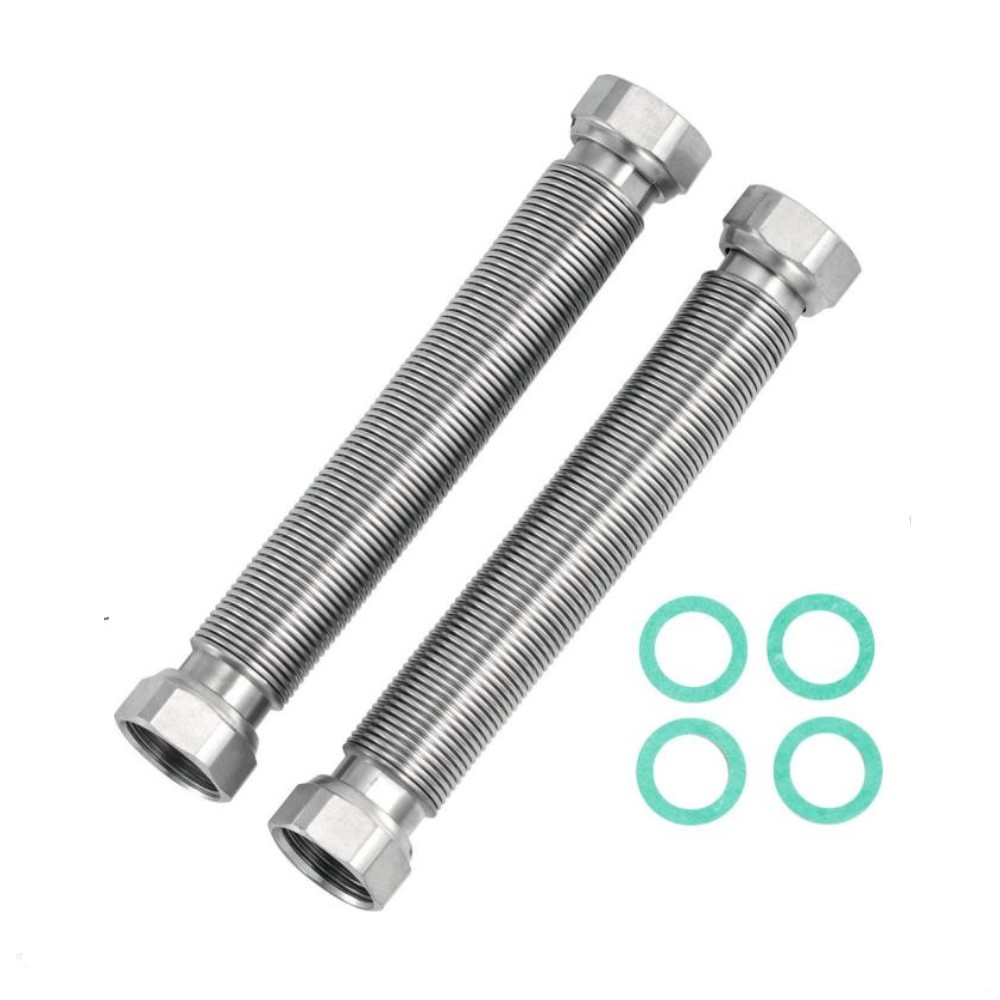 Buderus Installationspaket INPA kurz (200-400) Set 2xEdelstahlwellrohr DN25