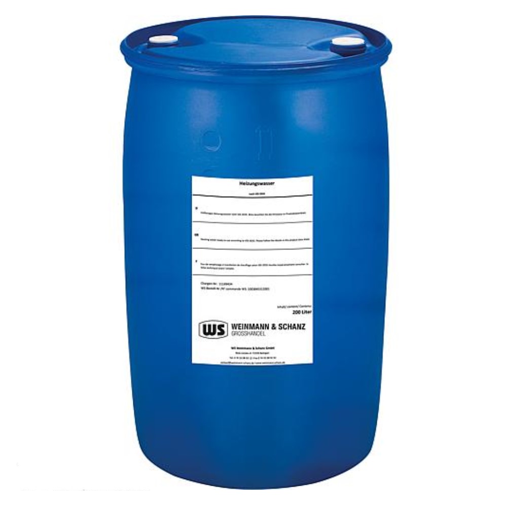 Heizungswasser VDI 2035 200Kg Fass 200 Liter gebrauchsfertig Heizungsfüllwasser