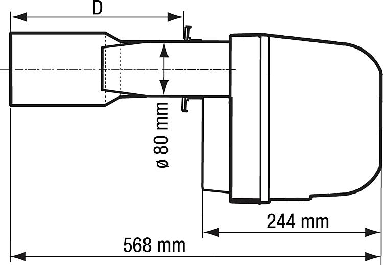 Intercal Ölbrenner Blaubrenner BNR 110 LMO 14.111 30,0 - 45,0 kW Ölkessel