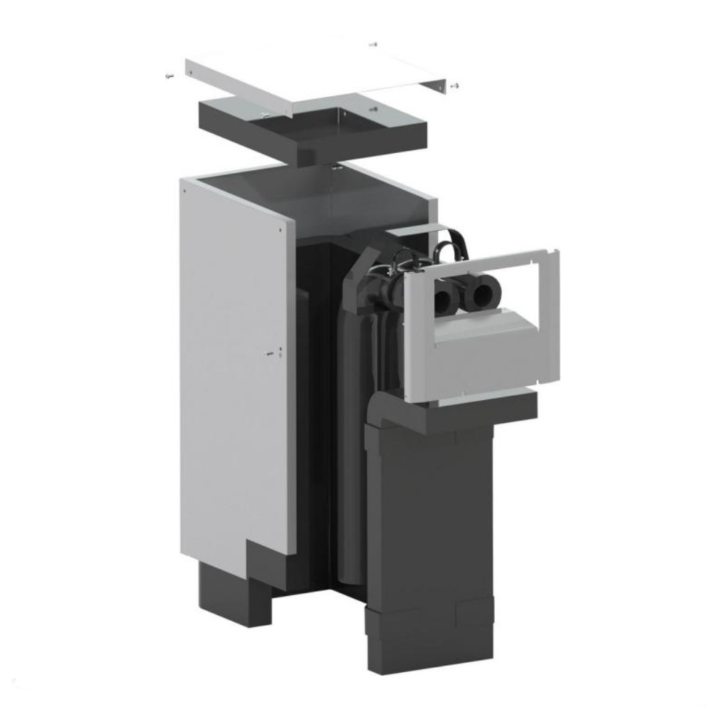 Buderus Abdeckhaube Bodenanschluss lang für INPA für Außeneinheit WLW MB AR