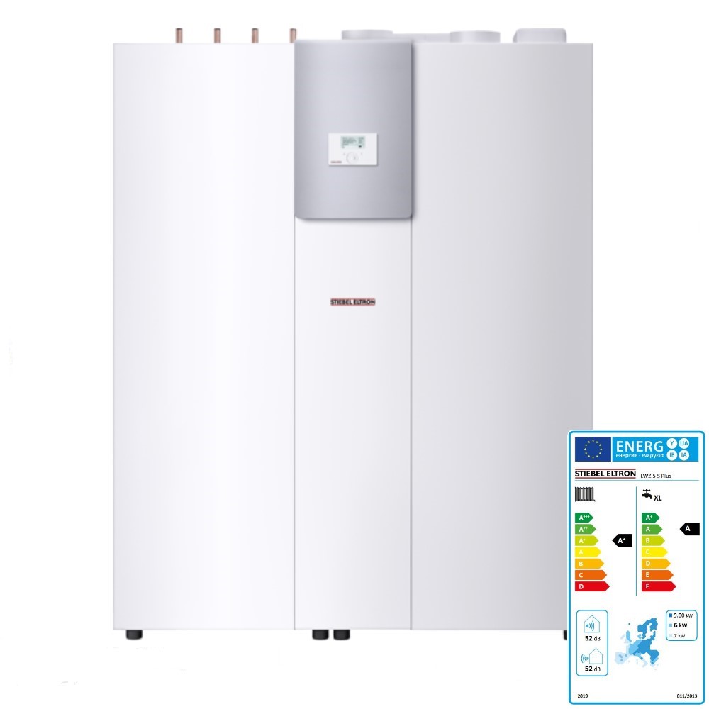 STIEBEL ELTRON Abluft Wärmepumpe Integralsystem LWZ 5 S Plus #201291