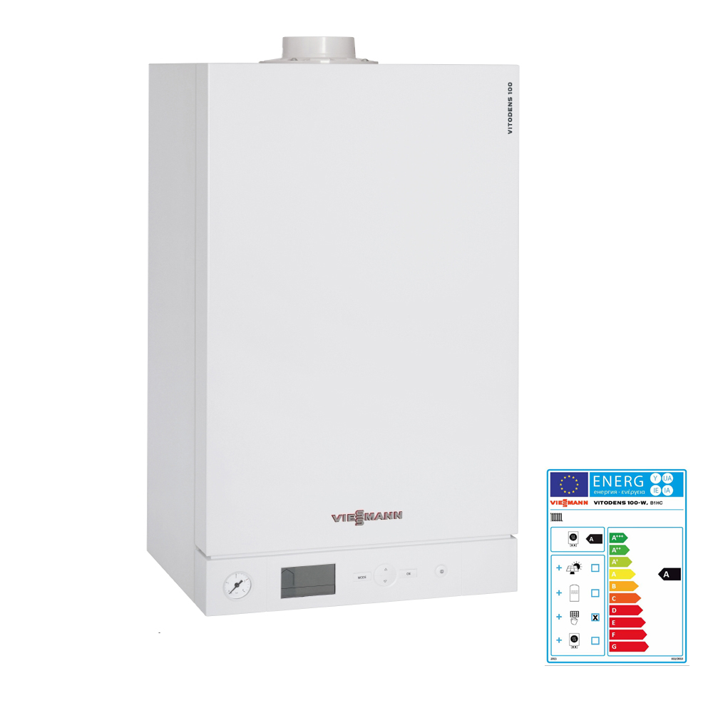 Viessmann Vitodens 100-W 26 kW Gas Brennwert Therme Kombi Heizgerät