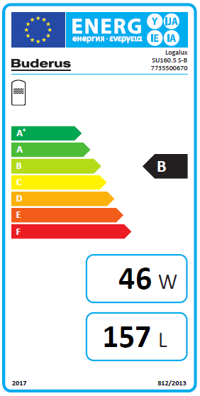 Buderus Logalux Speicher SU160.5 S-B Warmwasserspeicher Boiler Standspeicher