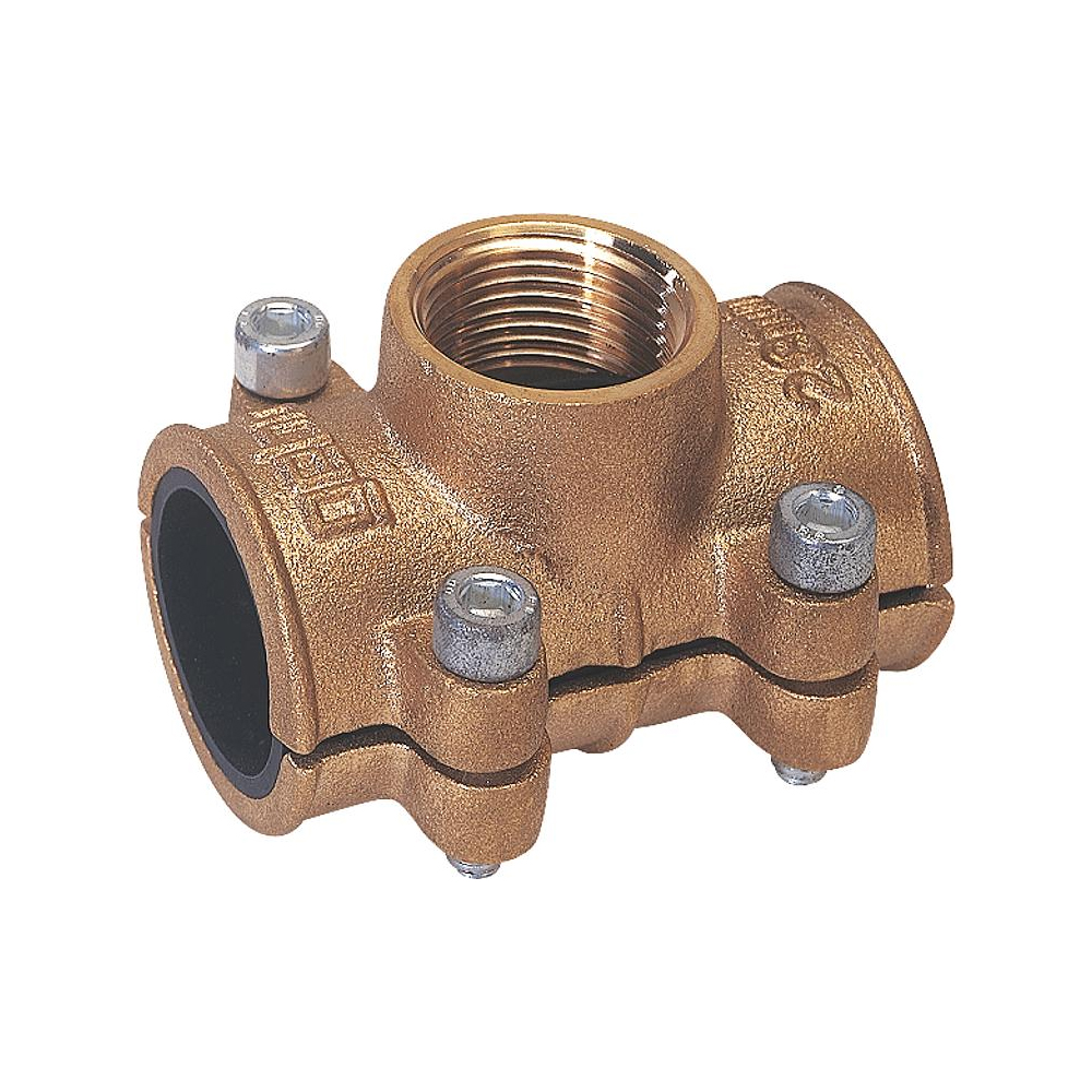 Gebo Messing Anbohrschelle 54 mm x DN 32 (1 1/4")