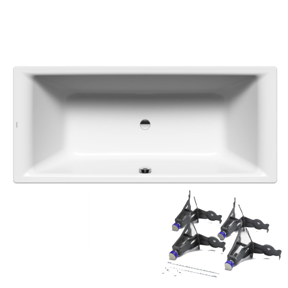 KALDEWEI Stahl Badewanne PURO DUO 170 x 75 alpinweiß optinal Fußgestell 5030