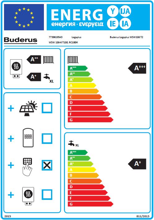 Buderus Paket Sole Wärmepumpe Logaplus WSW186i T2 WSW186i-6 T180 MX400