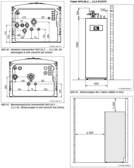 Buderus Split Wärmepumpe Logaplus M WLW166i-4 AR T190 WLW-4 SP AR 7739622713