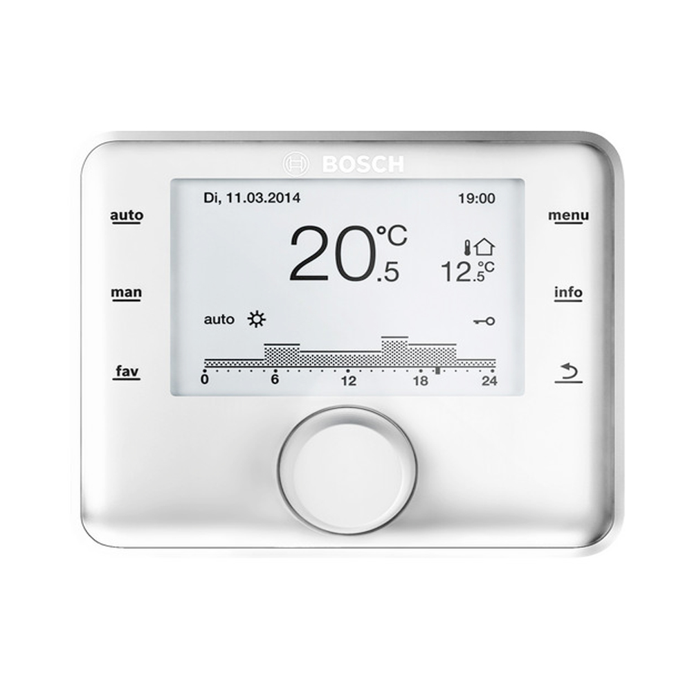 BOSCH CW 400 außentemperaturgef. Regler für bis 4 Heizkreise und 2 WW-Ladekreise
