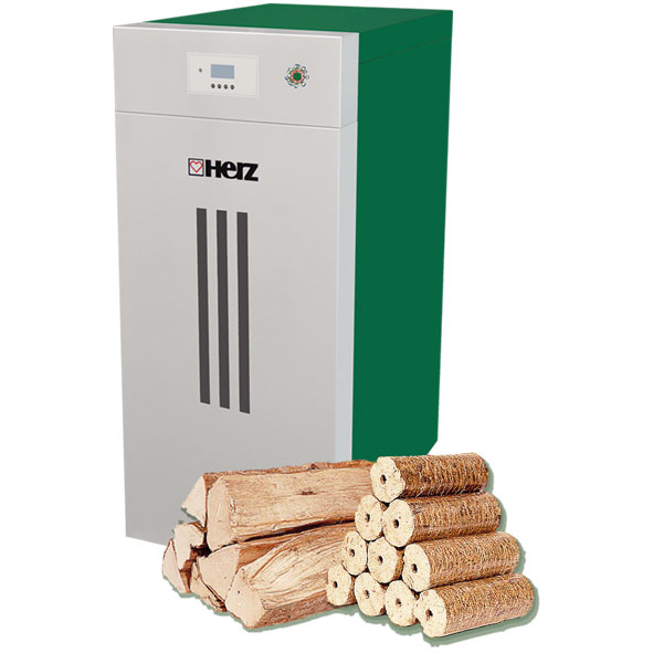 HERZ Holzvergaser firestar 20 DeLuxe Touch Control o. Flansch 20 KW K030200-105