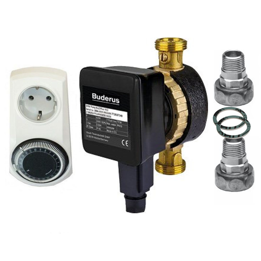 Buderus Logafix BUZ-Plus 15 C.2 Zirkulationspumpe Trinkwasserpumpe Uhr Buderus Logafix BUZ-Plus 15 C.2 Zirkulationspumpe Trinkwasserpumpe Uhr