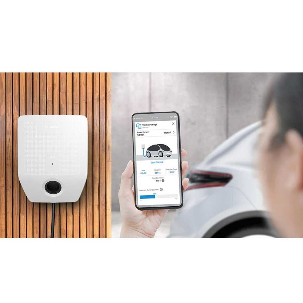 Bosch Ladestation Wallbox PC 7000i 11-5 Typ 2 11kW 3-phasig 5m Ladekabel