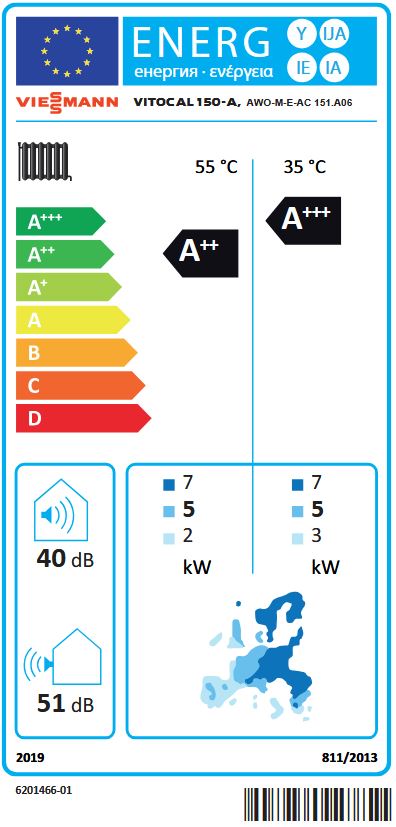 Viessmann Hybridpaket Vitocal 150-A A06 230V I Vitocrossal 300 CU3A 19kW Z030321
