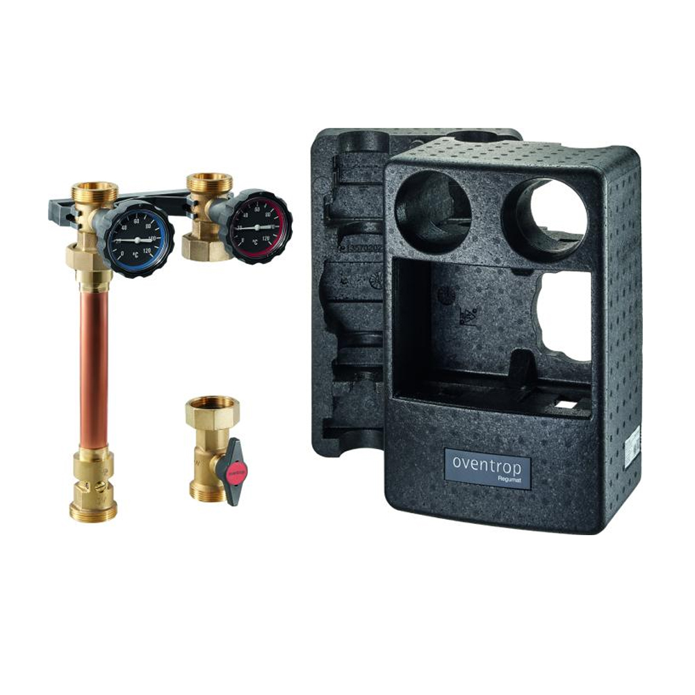 Kessel Anbindesystem Regumat S-180 ohne Pumpe mit Dämmung DN 25 kurze Bauform