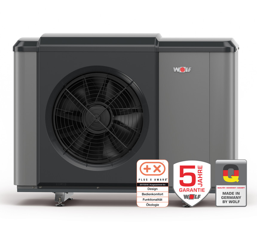 Wolf Wärmepumpe CHA Monoblock 10 mit Innen und Außeneinheit 5,8 kW