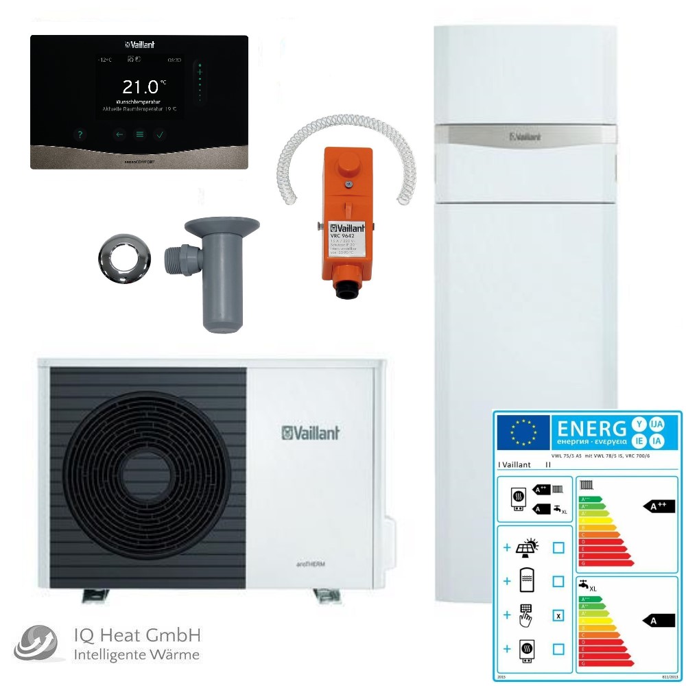 Vaillant Luft Wärmepumpe aroTHERM Split VWL 55/5 AS S2 uniTOWER VWL Paket 4.015