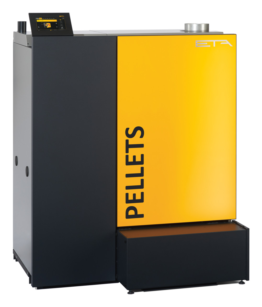 ETA Pelletkessel PC 40 PelletsCompact Touch 40 kW Pelletheizung Regelung ETA Pelletkessel PC 40 PelletsCompact Touch 40 kW Pelletheizung Regelung