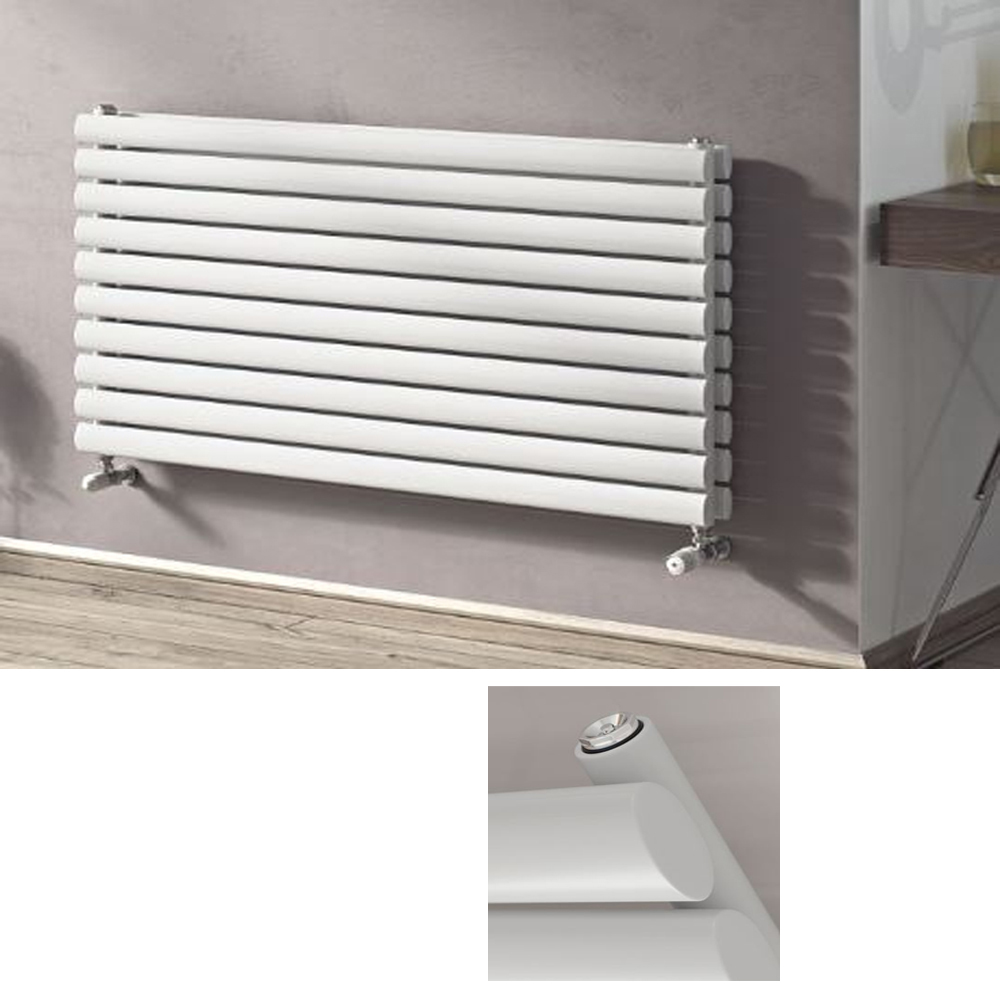 Corpotherma Paneelheizkörper Forte horizontal weiss 584 mm x 1000 mm x 78 mm Corpotherma Paneelheizkörper Forte horizontal weiss 584 mm x 1000 mm x 78 mm