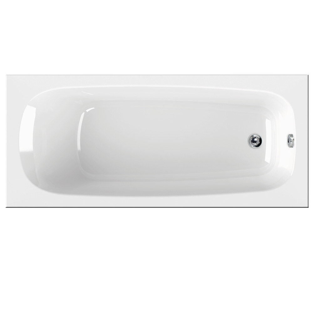 Chr. Schröder - Acryl Badewanne Korana 170 x 75 x 41,5 cm + Wannenträger