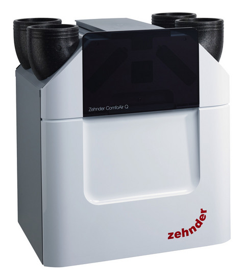 Zehnder Lüftungsgerät ComfoAir Q350 TR Enthalpie mit integriertem Display KWL