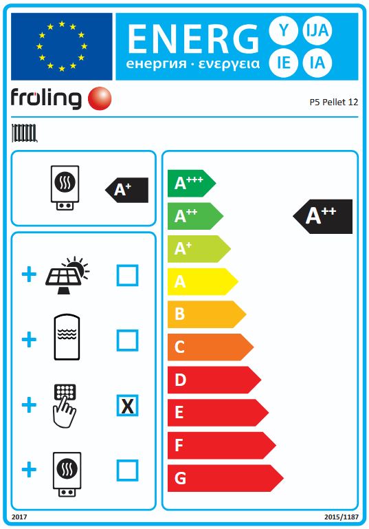 Fröling Pelletskessel P5 Pellet 12 kW N49 14101 Pelletheizung Lambdatronic 5000