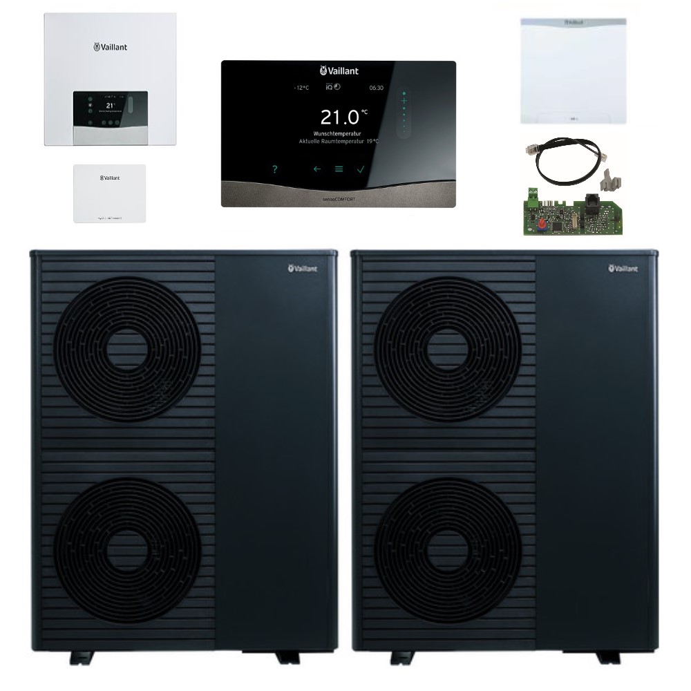 VAILLANT Wärmepumpe aroTHERM plus 125/8.1 A 2er Kaskade Paket 4.3509 Zubehör