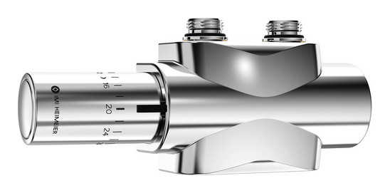 HEIMEIER Multilux 4 Set Halo Zweirohr verchromt Multiblock Design Armatur Bad