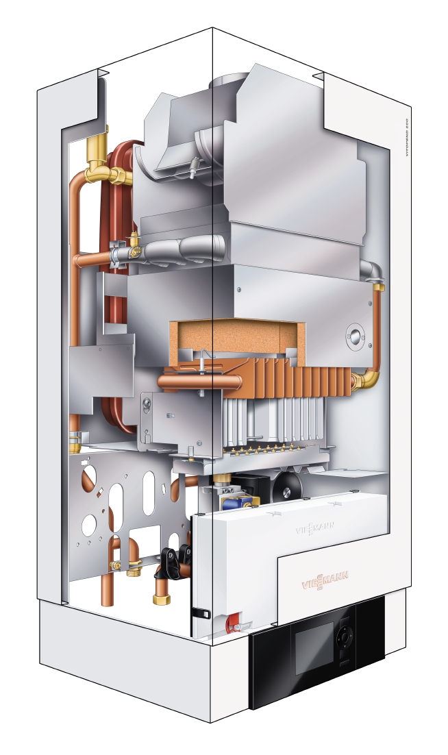 Viessmann Vitopend 200 W 10,5 - 18 kW Gastherme Heiztherme Kamingerät Kombigerät