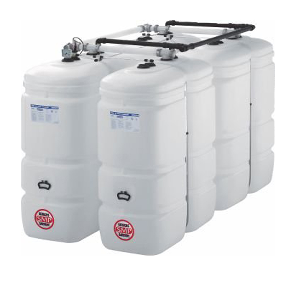 Schütz Kunststoff Tank im Tank 1x 1000 L Kompakt + 1x Grundpaket A