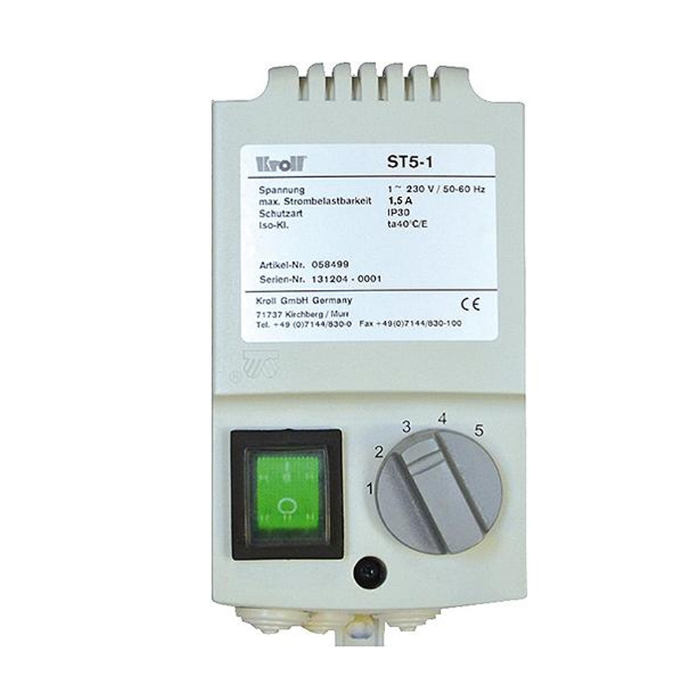 Kroll Stufenschalter 5 Stufen passend für Lufterhitzer Kroll LH120 bis 530