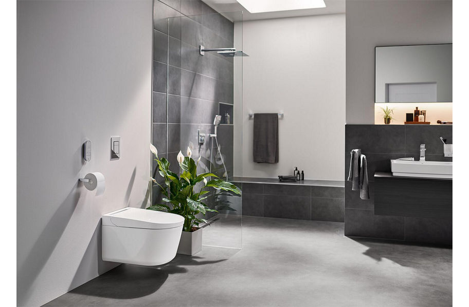Dusch WC Grohe Sensia Pro HyperClean weiß spülrandlos WC-Sitz softclose 36508SH0
