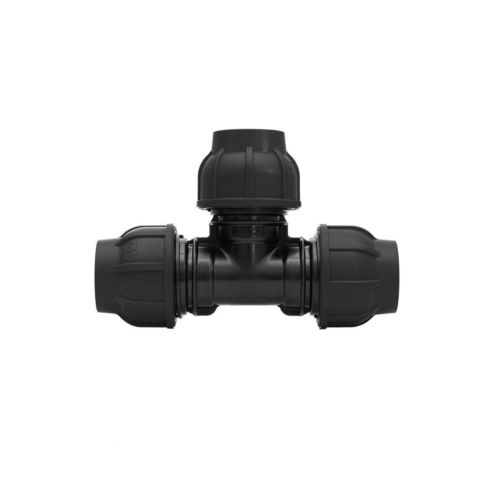 Gebo Plast T-Stück 20 25 32 40 50 63 PE Klemmfitting Abzweig Klemmverbinder