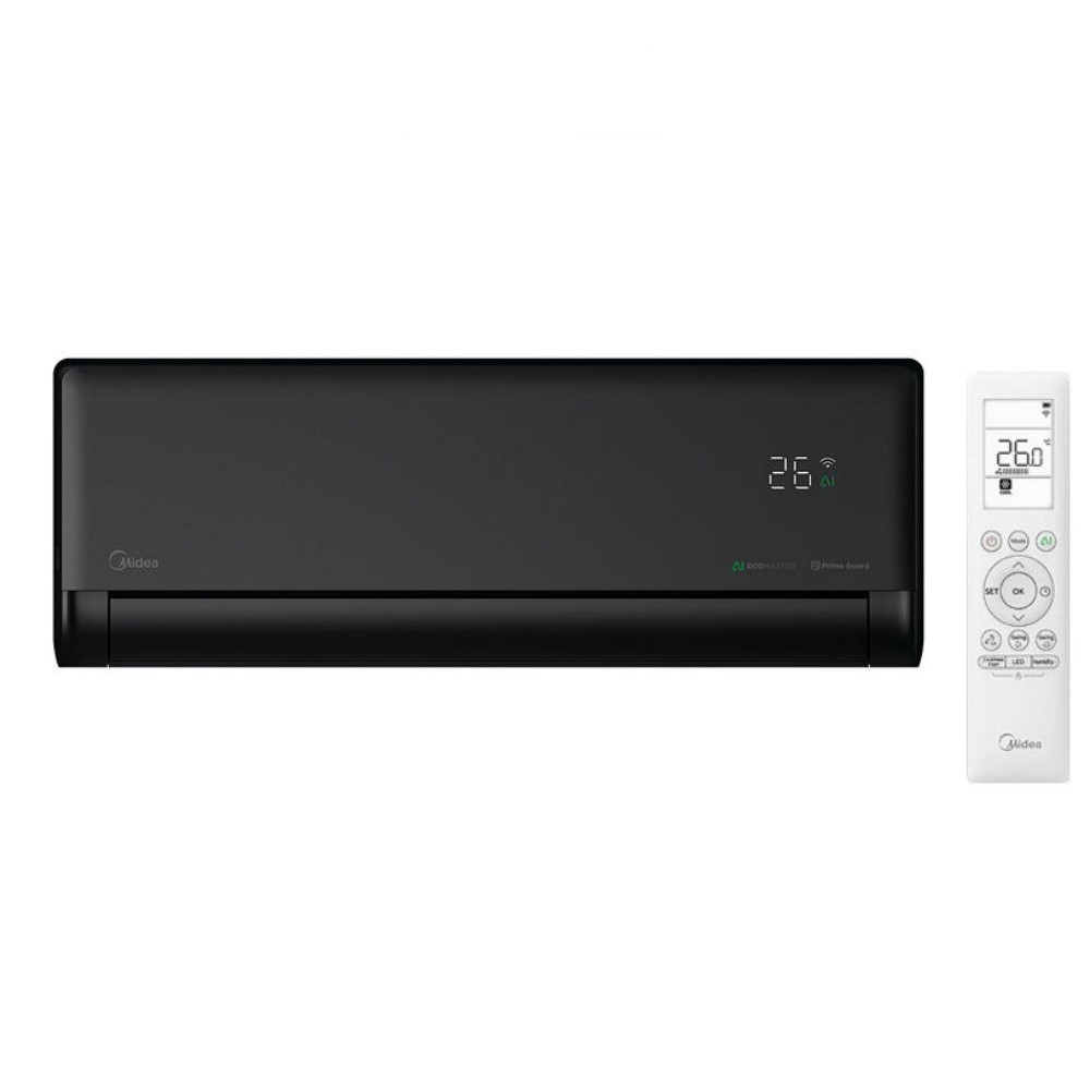 Midea Single Split Klimagerät Solstice 2,6 kW EZB-09RD6-I R 32 Inneneinheit schwarz