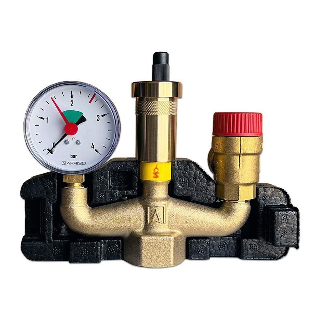 Atmos Kesselsicherheitsgruppe 1" 2,5 bar mit Isolierung