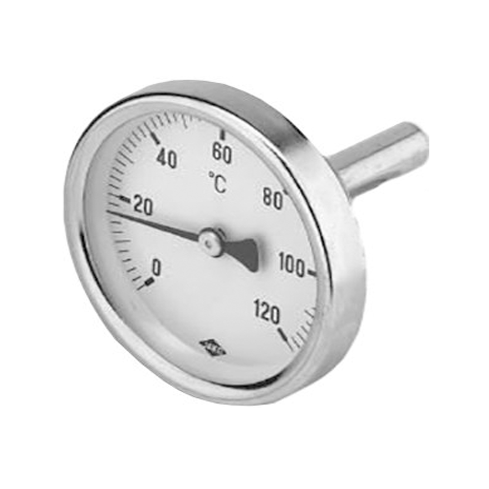 Wika Bimetall Zeigerthermometer mit Metallgehäuse GK 2,0-120°C ø 63 mm x 40 mm